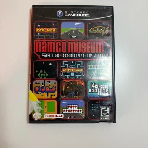 Namco Museum 50th Anniversary (Nintendo GameCube, 2005) CIB Complete w/ Manual