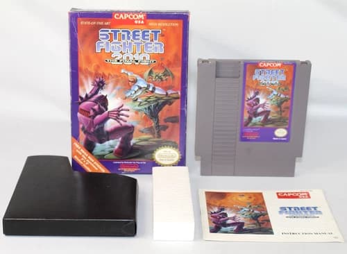 Street Fighter 2010: The Final Fight NES Nintendo Complete CIB! Authentic! Rare!