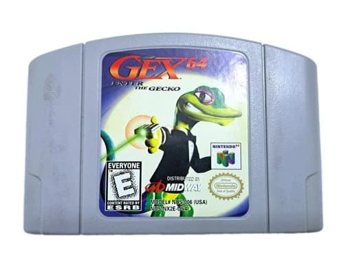 Gex 64 Enter the Gecko Nintendo 64 N64 Video Game Authentic Tested Vintage