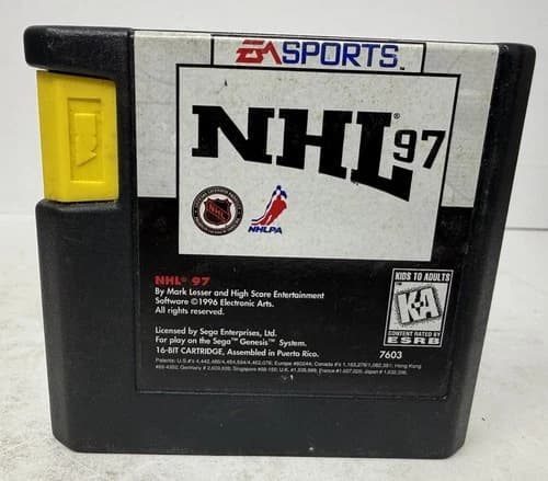 NHL 97 (Sega Genesis, 1996) - Game Only Tested