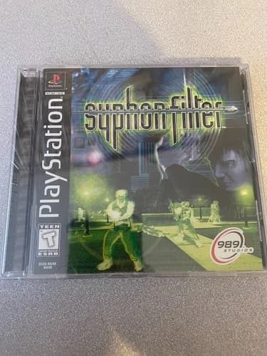 PS1 Playstation Syphon Filter new still seal game ( free shipping to canada )