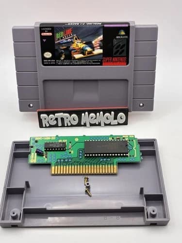 Redline F-1 Racer - SNES Game Formula One Racing Simulation Works Fast Shipping!