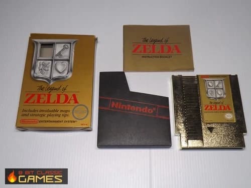The Legend of Zelda - COMPLETE BOX - NINTENDO NES FAST SHIPPING! 328a