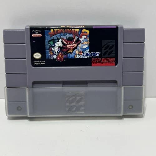 Aero the Acro-Bat 2 (Super Nintendo SNES) Cart Only Clean Tested Authentic