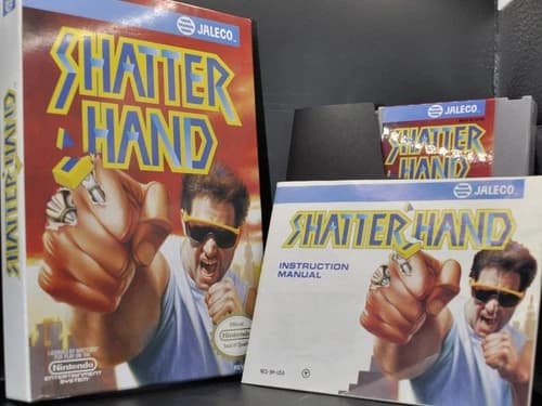 Shatterhand (Nintendo NES) [CIB] - Engraving on Cart, Excellent Box