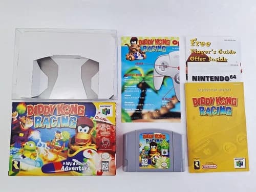 Diddy Kong Racing Nintendo 64 N64 • Complete in Box, 100% CIB, Operation Card