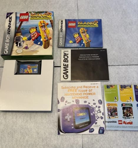 LEGO Island 2: The Brickster's Revenge ( Game Boy Advance, 2001) TESTED, CIB