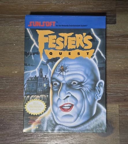 Fester's Quest for NES Nintendo Complete In Box CIB - Minty