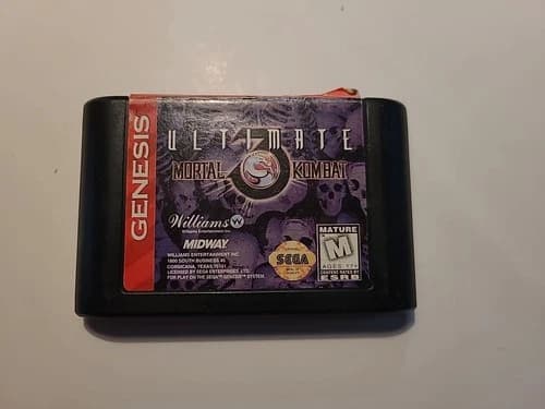 Ultimate Mortal Kombat 3 (Sega Genesis, 1996) Authentic & Tested