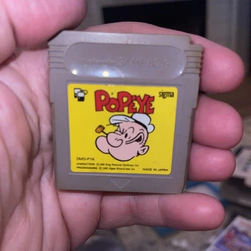 Popeye GameBoy Game Boy Authentic Game Tested Free Shipping