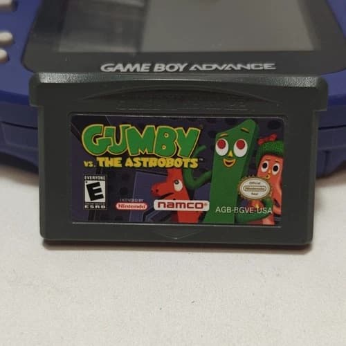 Gumby vs. the Astrobots (Nintendo Game Boy Advance, 2005) Tested Authentic