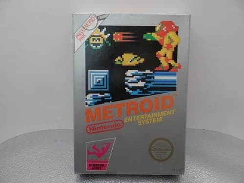 Metroid Silver (Nintendo NES) Complete in Box CIB VERY GOOD SHAPE