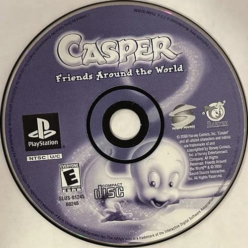Casper: Friends Around the World (PlayStation, PS1) DISC ONLY | NO TRACKING M602