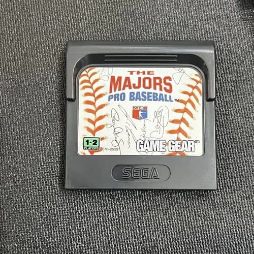 The Majors Pro Baseball Sega Game Gear (100% Working)