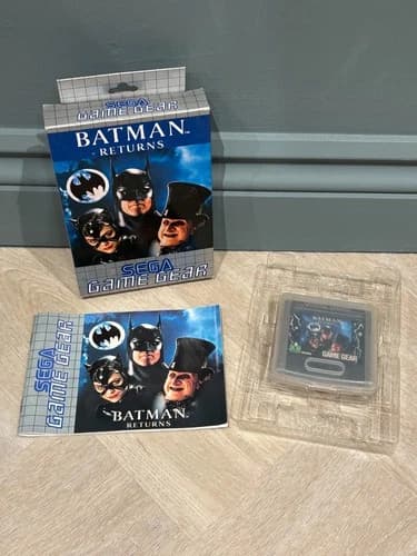 Batman Returns Sega Game Gear Complete Boxed With Manual