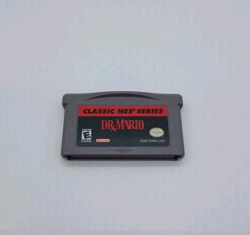 Dr. Mario Classic NES Series (Nintendo Gameboy Advance, 2004) GBA Tested