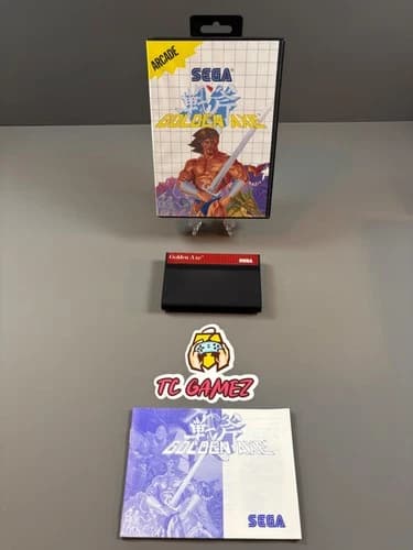 Golden Axe SEGA Master System Box Boxed CIB Complete