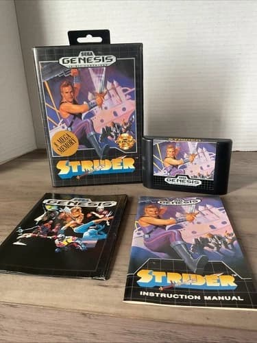 STRIDER SEGA GENESIS 199O CIB CAPCOM GAMES