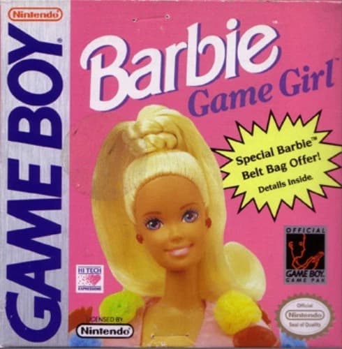 Barbie Game Girl Nintendo Game Boy