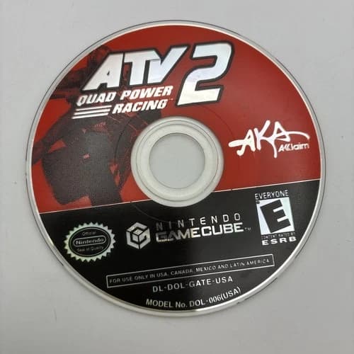 ATV Quad Power Racing 2 Nintendo GameCube 2003 - Disc Only Tested