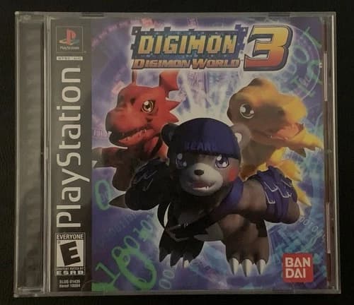 Digimon World 3 Sony PlayStation 1, 2002 Complete