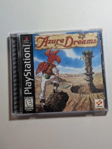 Azure Dreams (Sony PlayStation 1, 1998) PS1 Konami Rare RPG Complete CIB