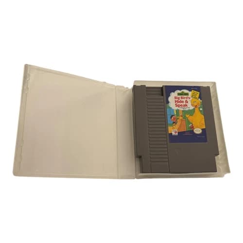 Sesame Street Big Bird's Hide And Speak Nintendo NES Authentic Game