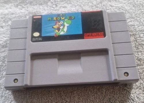 Super Mario World Super Nintendo SNES Authentic