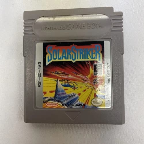 Nintendo SolarStriker Game Boy Cartridge 1990 Vertical Shooter