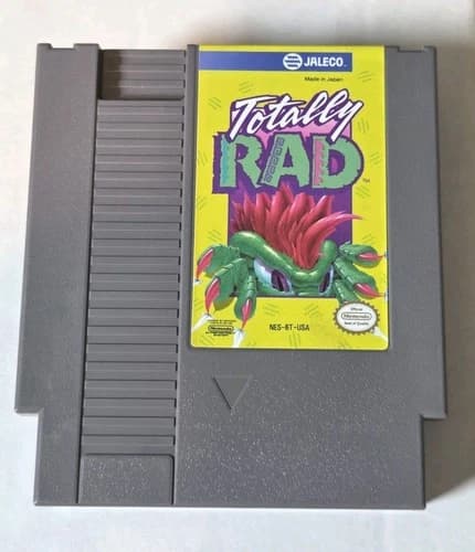 Totally Rad Nintendo NES Game Cartridge NTSC-U/C 1985 JALESCO