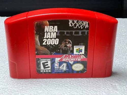 NBA Jam 2000 Nintendo 64 N64 Cartridge Authentic TESTED AND WORKING