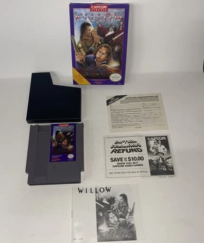 Willow (Nintendo NES) Complete in Box w/ Reg Card CIB
