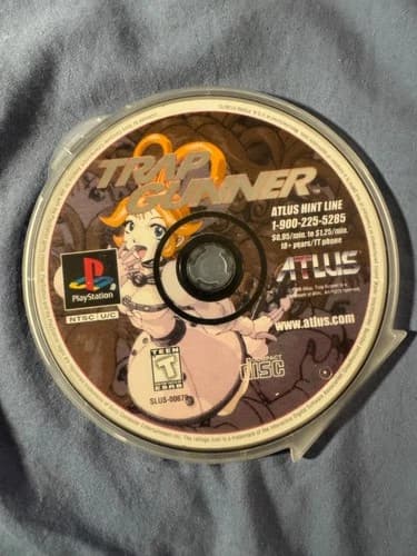 Trap Gunner PS1 Video Game Atlus Sony PlayStation Disc Only