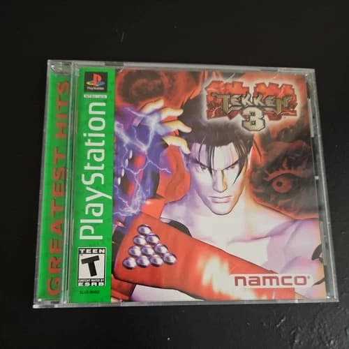 Tekken 3 Greatest Hits PlayStation PS1 Game Namco