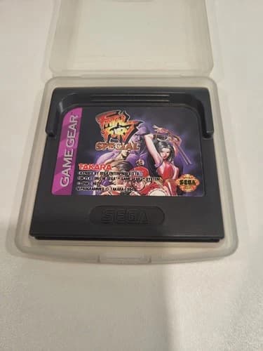 Fatal Fury Special - Game Gear Game Cartridge