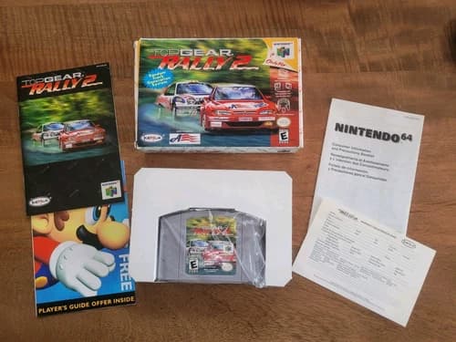 CIB Top Gear Rally 2 Nintendo 64 N64 1999