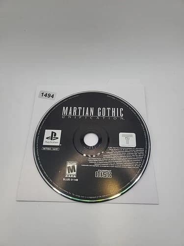 Sony PlayStation 1 PS1 Disc Only Martian Gothic Unification