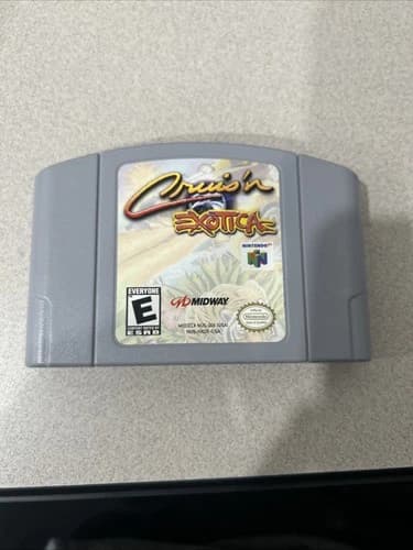 Cruis'n Exotica Cruisin Nintendo 64 N64 Original Authentic Genuine Game - Tested