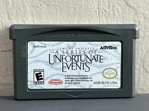 Lemony Snicket's A Series of Unfortunate Events - Game Boy Advance Gameboy GBA