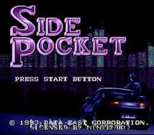 Side Pocket - SNES Super Nintendo Game
