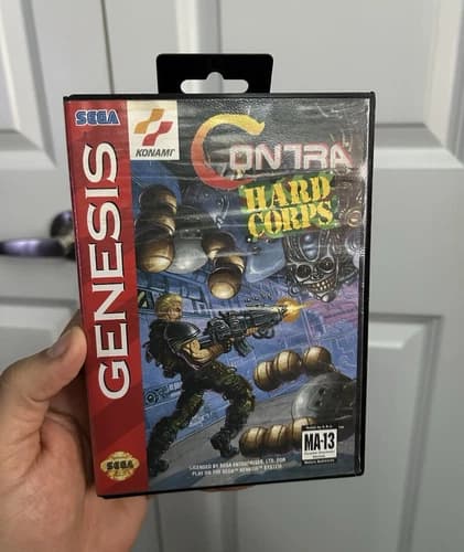 Konami Contra: Hard Corps Sega Genesis CIB w/ Manual NTSC-U/C