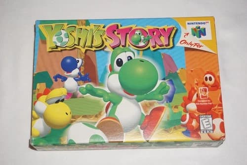 Yoshi's Story (Nintendo 64 N64) Complete in Box w/ Reference CIB Authentic