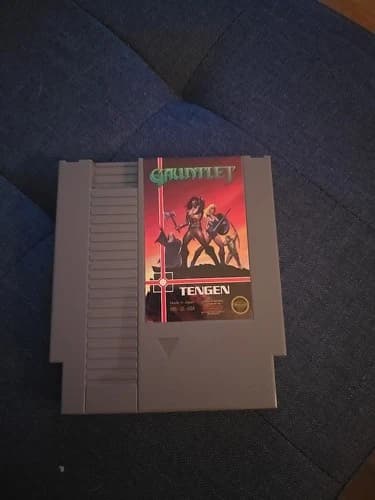 Gauntlet - Gray Cart (Nintendo NES, 1987) Game Only - Tested