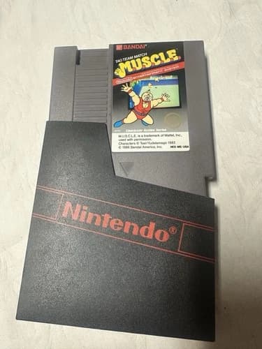 M.U.S.C.L.E. Muscle Classic Nintendo NES Video Game Vintage Rare 1985 Vtg Retro