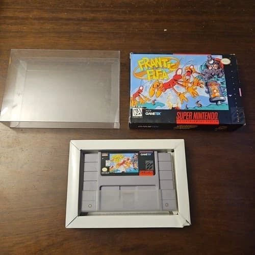 Frantic Flea (Super Nintendo Entertainment System, SNES) - Tested - Authentic
