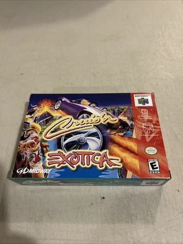 Cruis'n Exotica Nintendo 64 N64 Complete In Box CIB Great Shape With Reg Card