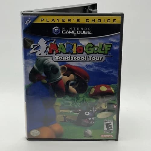 Mario Golf: Toadstool Tour Player's Choice (Nintendo GameCube, 2004) CIB Tested