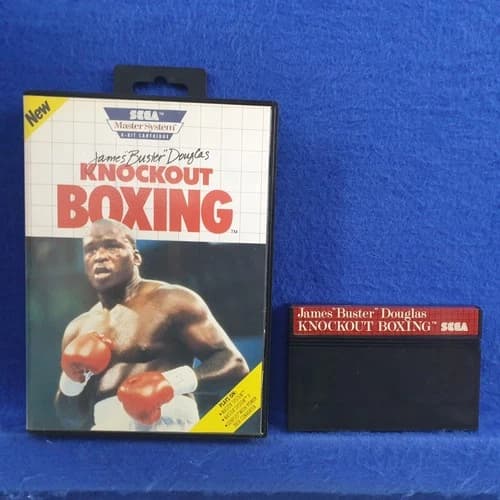 Master System KNOCKOUT BOXING (NI) James Buster Douglas Sega RARE US Version