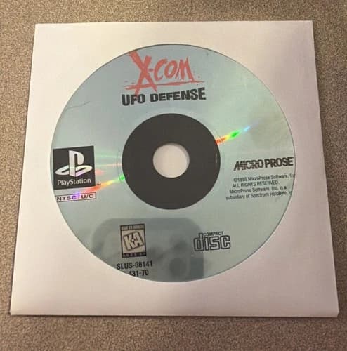 X-COM: UFO Defense (Sony PlayStation 1, 1995) PS1 Disc Only - Tested!