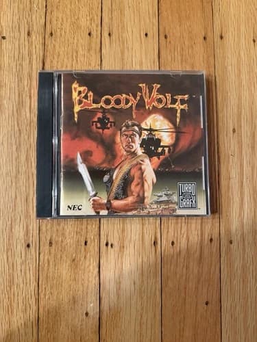 Bloody Wolf (Turbo Grafx 16 tg16) Complete in Case Turbografx
